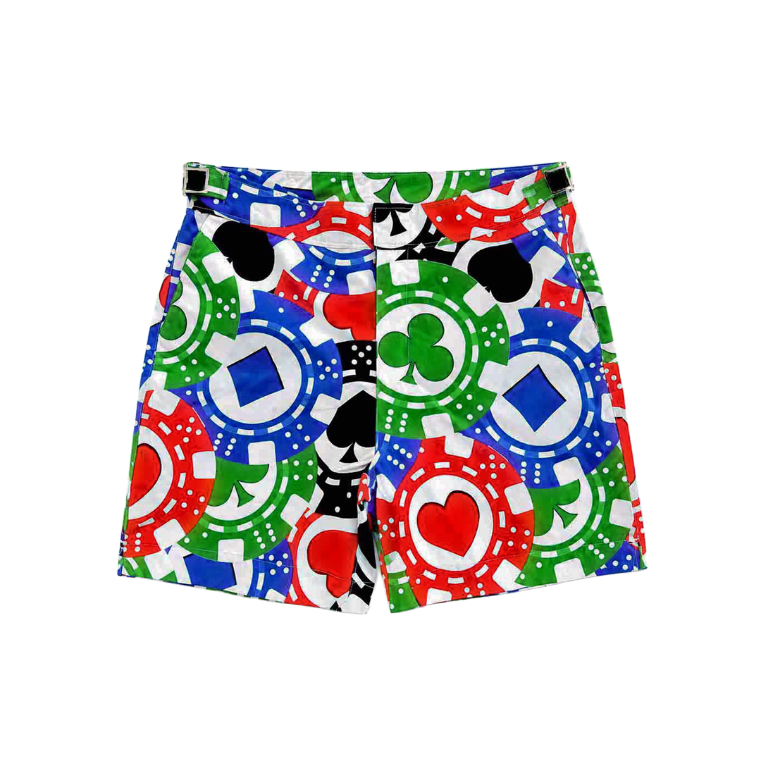 POKER SWIMMING TRUNKS