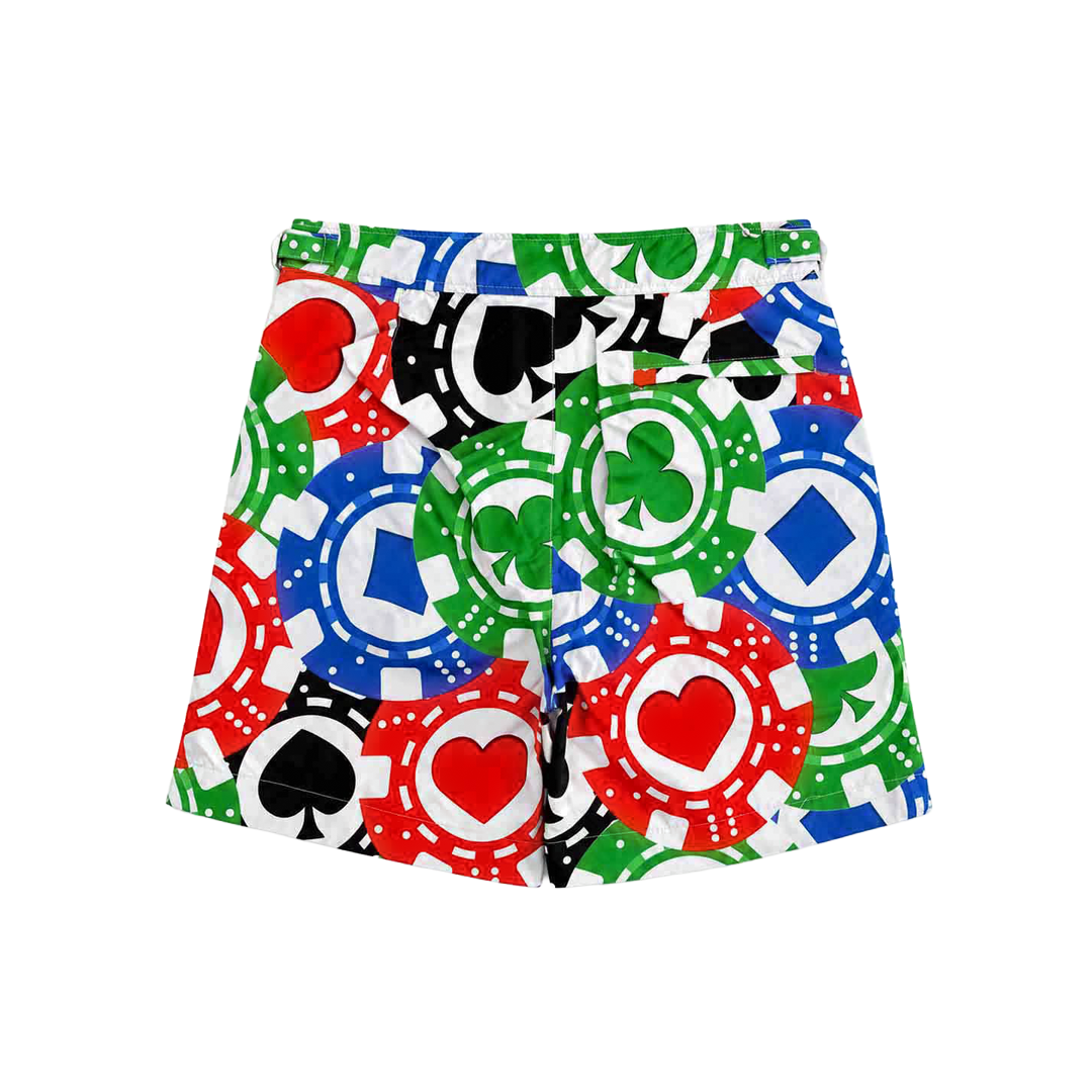 POKER SWIMMING TRUNKS