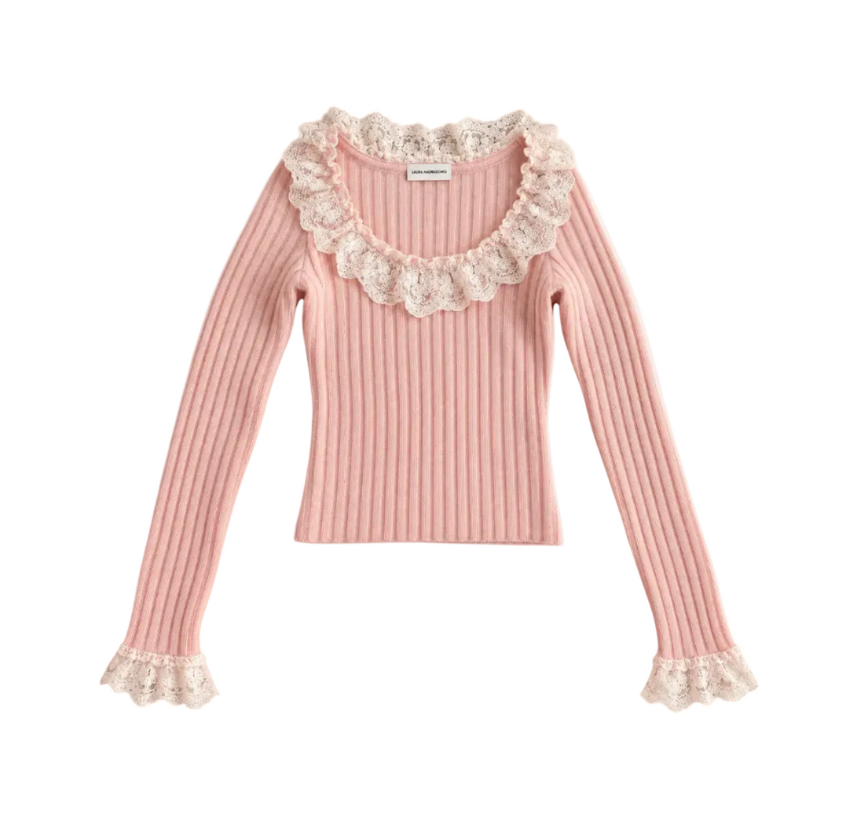 TEATIME MOHAIR SWEATER – LAURA ANDRASCHKO