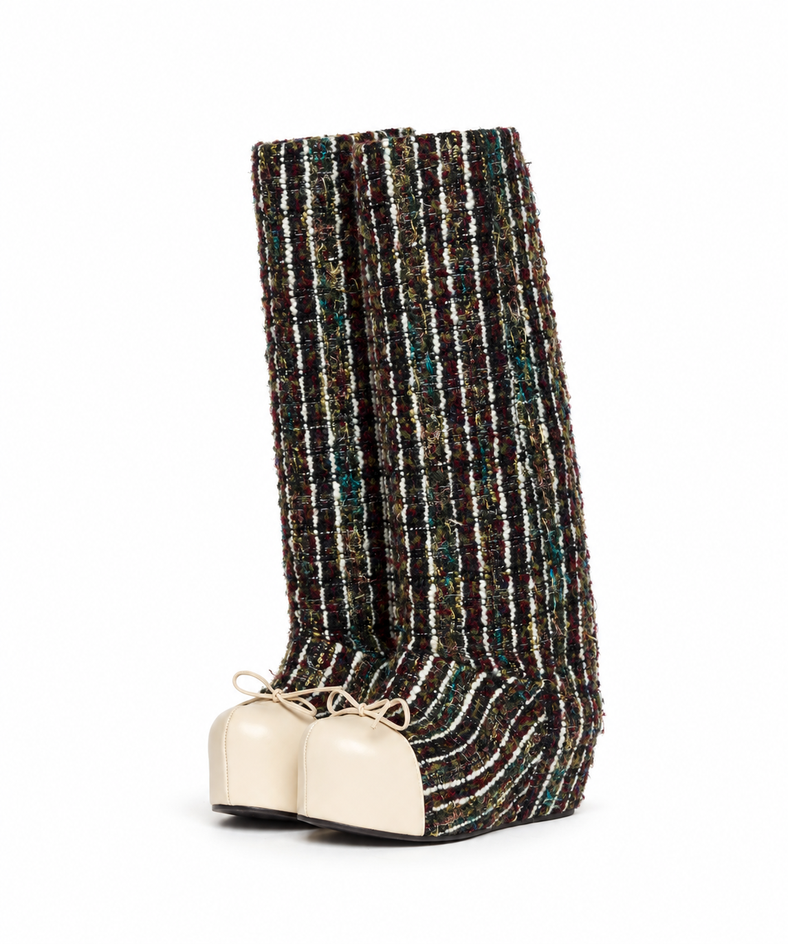 TWEED BALLERINA RIDING BOOT