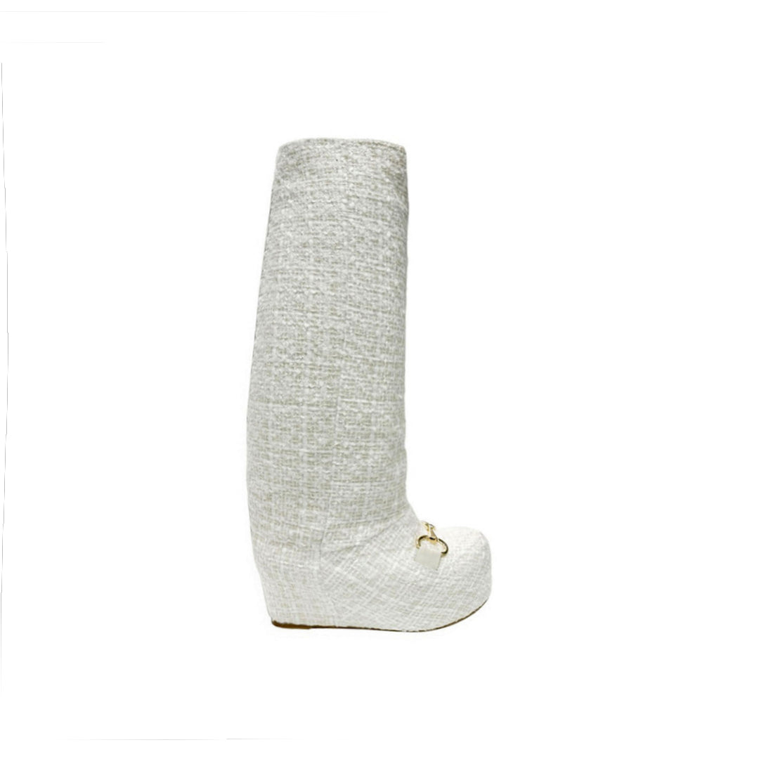RIDING BOOTS HIGH TWEED