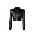 PAGODA LEATHER BOLERO
